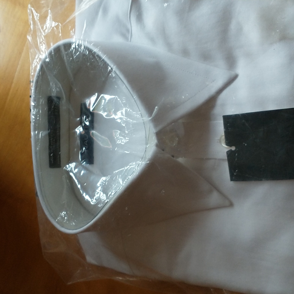 Nautica Men's White Long Sleeved Button Down Shirt NWT - Picture 3 of 6
